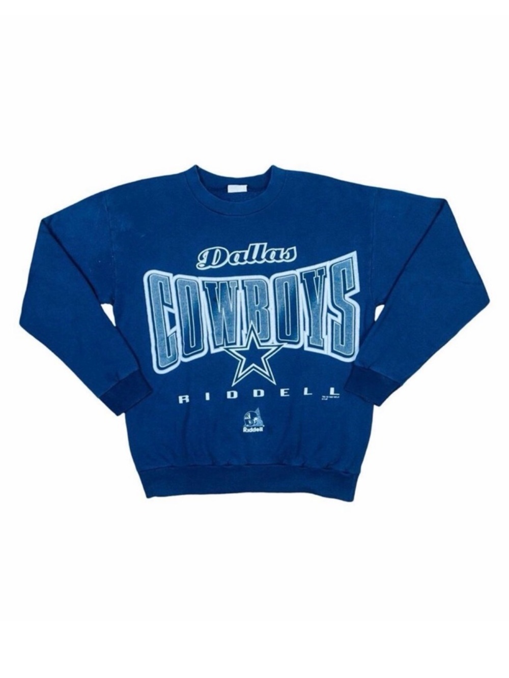 Vintage Riddell 1997 Dallas Cowboys Crew Neck Sweatshirt - Size M/L